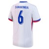 Camiseta de fútbol Francia Camavinga 6 Segunda Equipación Euro 2024 - Hombre